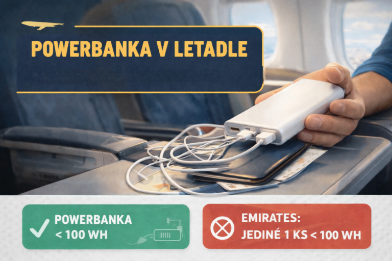 🔋 Powerbanka v letadle