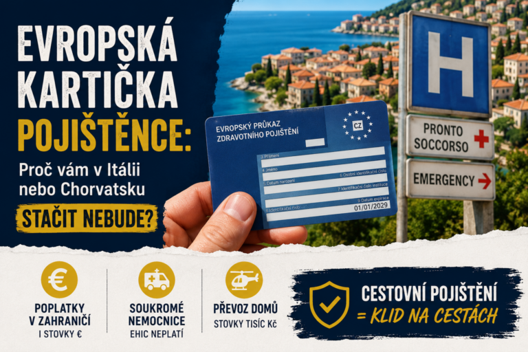 Proč modrá kartička pojištěnce v zahraničí nestačí?