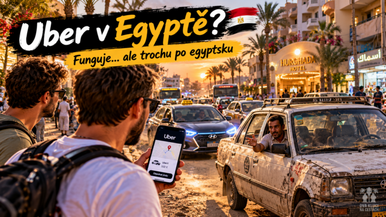 Uber v Egyptě? Funguje… ale trochu po egyptsku